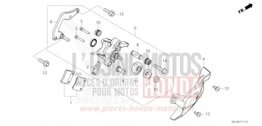 PARKING BRAKE CALIPER CRF1100DS de 2025